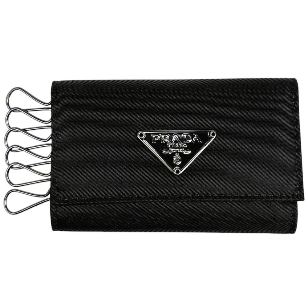 Prada Plate Case Tessuto Nero Black